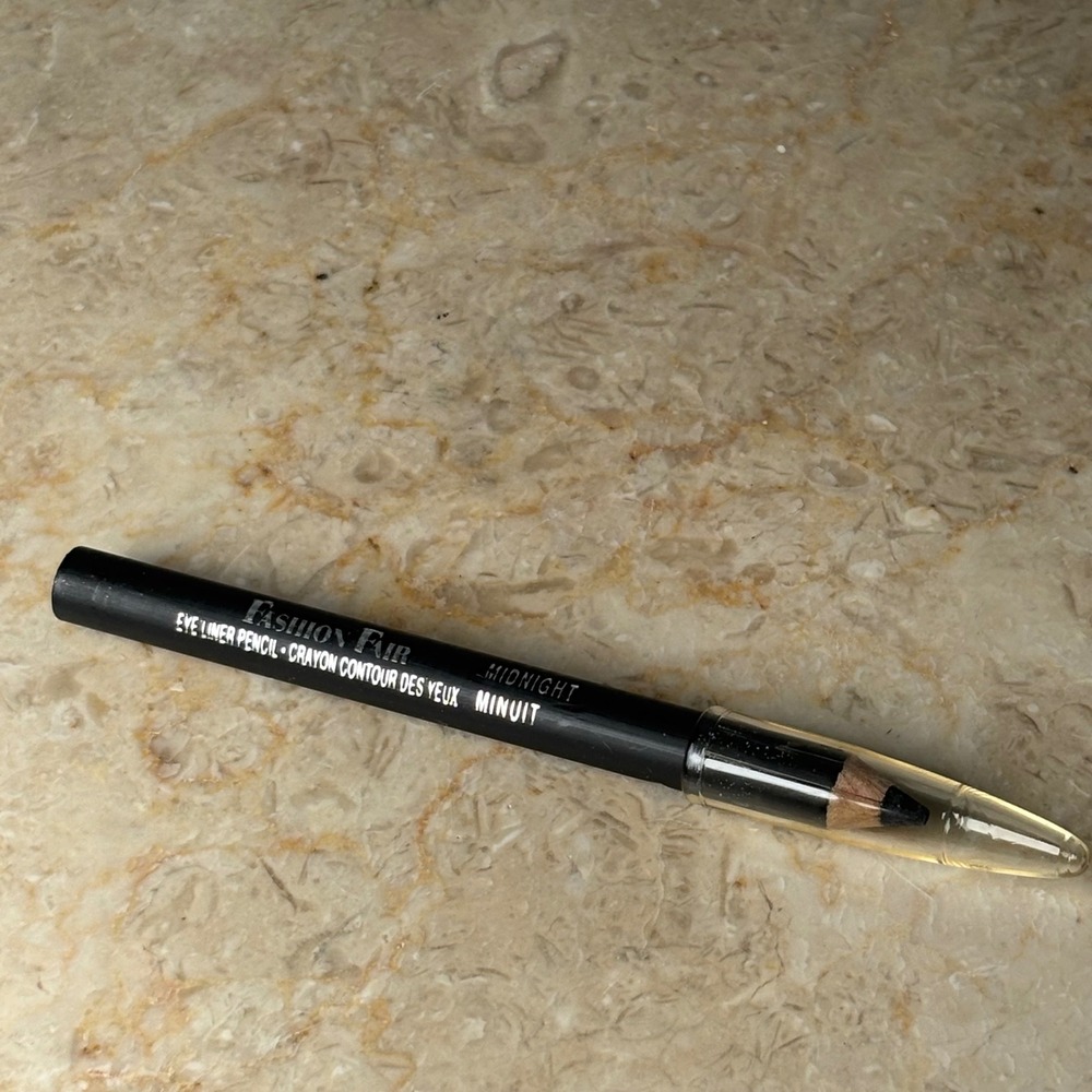Fashion Fair Eye Liner Pencil Special Size Mini Midnight Black Eye Contour